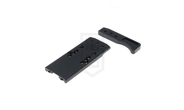 GunDay SIG / VFC X-Carry / P320用　アルミコンペティション　レットドット　マウントベース - 黒