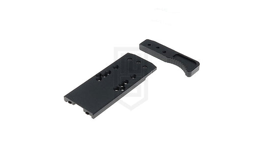 GunDay SIG / VFC X-Carry / P320用　アルミコンペティション　レットドット　マウントベース - 黒