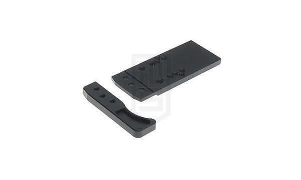 GunDay SIG / VFC X-Carry / P320用　アルミコンペティション　レットドット　マウントベース - 黒