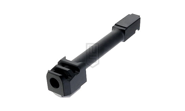 GunDay PMM仕様　ツイスト式　アウターバレル & コンペンセイターセット - G17サイズ - タイプB - 黒