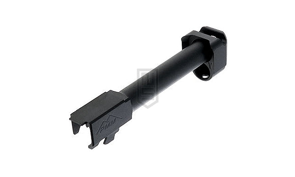 GunDay PMM仕様　ツイスト式　アウターバレル & コンペンセイターセット - G17サイズ - タイプC - 黒