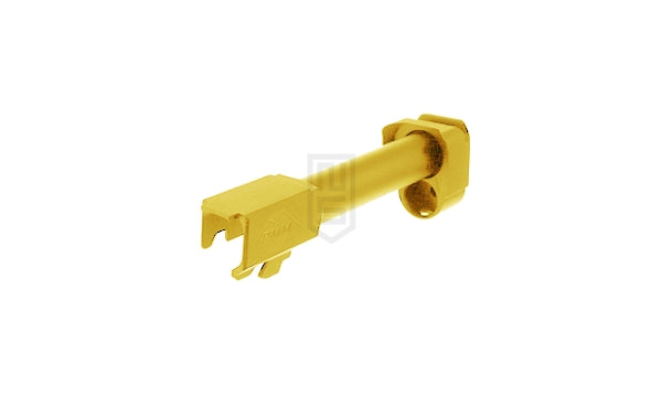 GunDay PMM仕様　アウターバレル ＆コンペンセイター　セット - G19サイズ（タイプ C） - 金色（お取り寄）