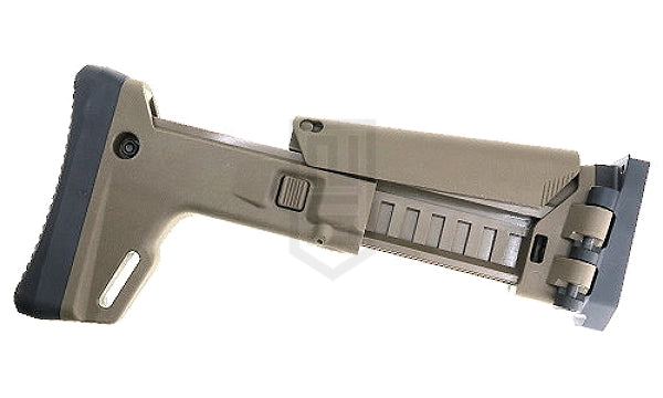 RENEGADE WE / VFC SCAR-H SCAR-L GBB用　ACR仕様　調整折り畳み式　ストック - タン色