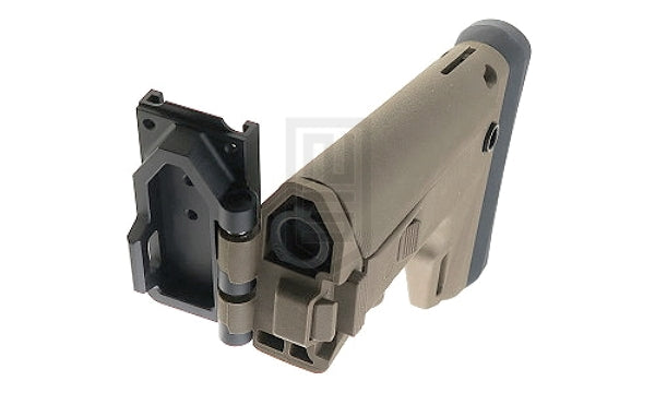 RENEGADE WE / VFC SCAR-H SCAR-L GBB用　ACR仕様　調整折り畳み式　ストック - タン色