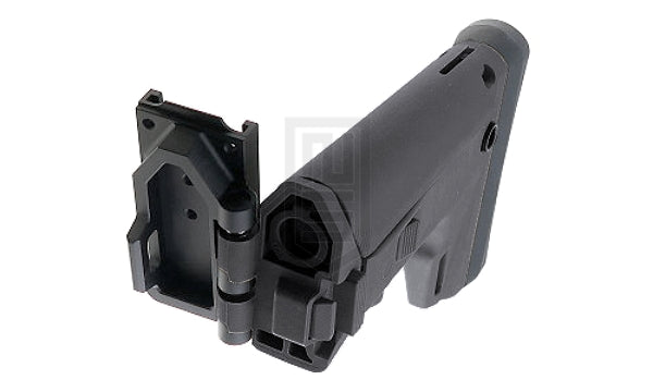 RENEGADE WE / VFC SCAR-H SCAR-L GBB用　ACR仕様　調整折り畳み式　ストック - 黒