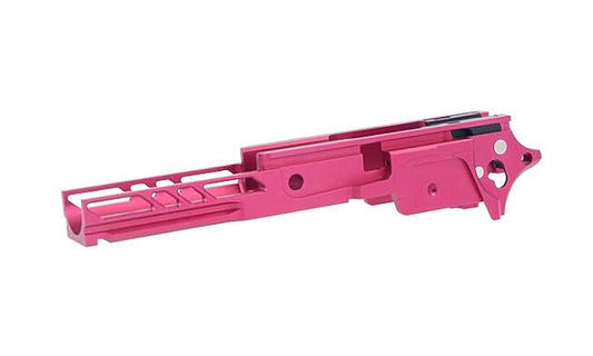 DR.BLACK マルイ Hi-CAPA 5.1用 3.9" CNCアルミフレーム Type F-04  - マゼンタ