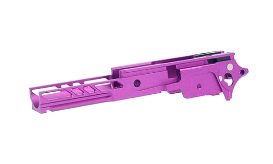 DR.BLACK マルイ Hi-CAPA 5.1用 3.9" CNCアルミフレーム Type F-04  - パープル