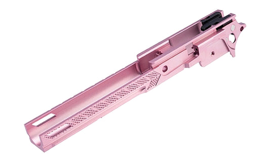 DR.BLACK マルイ Hi-CAPA 5.1用 CNCアルミフレーム Type F-05  -ピンク