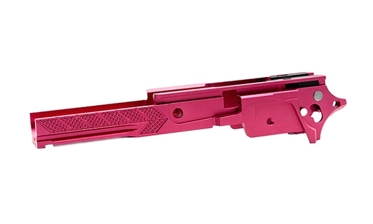 DR.BLACK マルイ Hi-CAPA 5.1用 3.9" CNCアルミフレーム Type F-06  - マゼンタ
