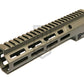 Zparts MK16 SMR ハンドガード（MARUI M4 GBBRシリーズ　9.3"　タン色　Zpartsアウターバレル必要）
