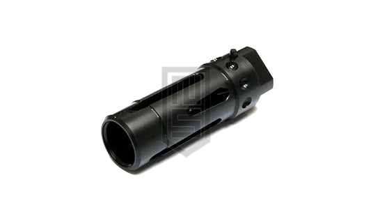 Crusader SR25 QDC　スチール　フラッシュハイダー（黒）
