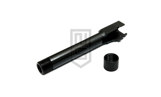VFC　ネジ付きアウターバレル（Umarex / VFC PPQ M2シリーズ　スチール　14mm CCW　ネジ山プロテクター付き）　